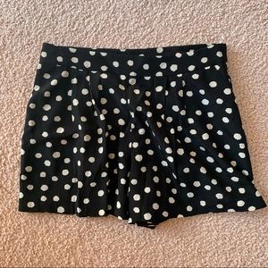 Rebecca Taylor High-Waist Polka Dot Short